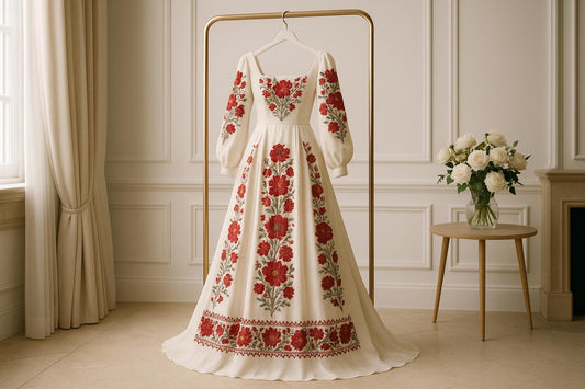 Embroidered Elegance: The Ukrainian Vyshyvanka in Modern Weddings